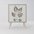 LEAFY STAMPS Sideboard mit 1 Tür in Grau