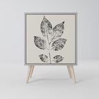 LEAFY STAMPS Sideboard mit 1 Tür in Grau