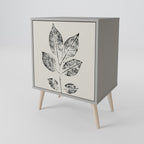 LEAFY STAMPS Sideboard mit 1 Tür in Grau