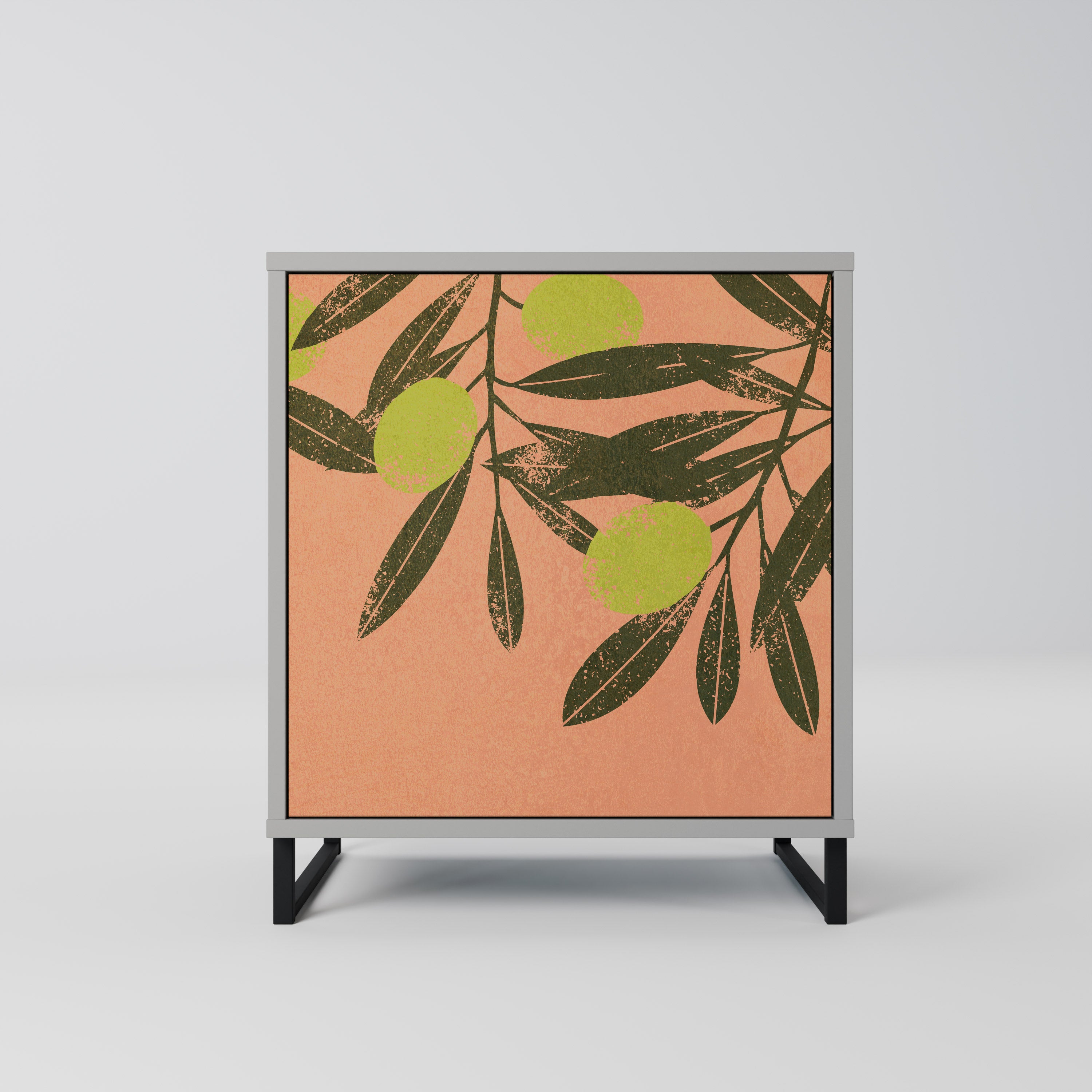 JUICY OLIVES Sideboard mit 1 Tür in Grau