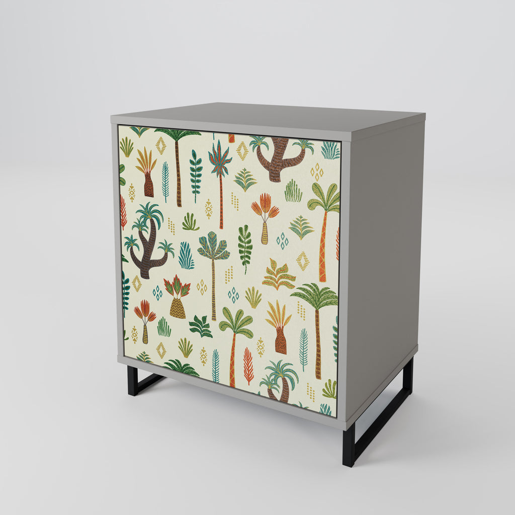 PALM SPRING Sideboard mit 1 Tür in Grau