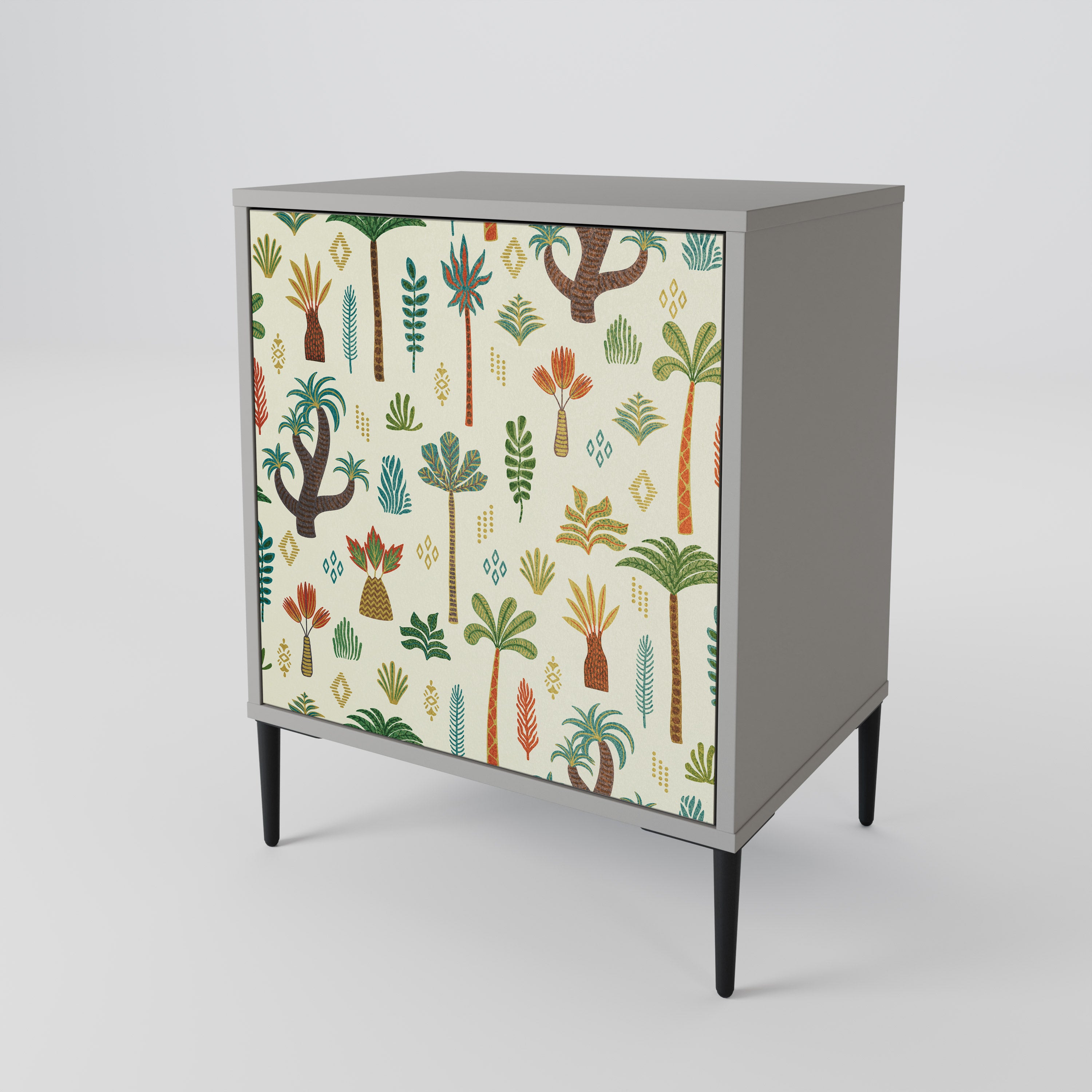 PALM SPRING Sideboard mit 1 Tür in Grau