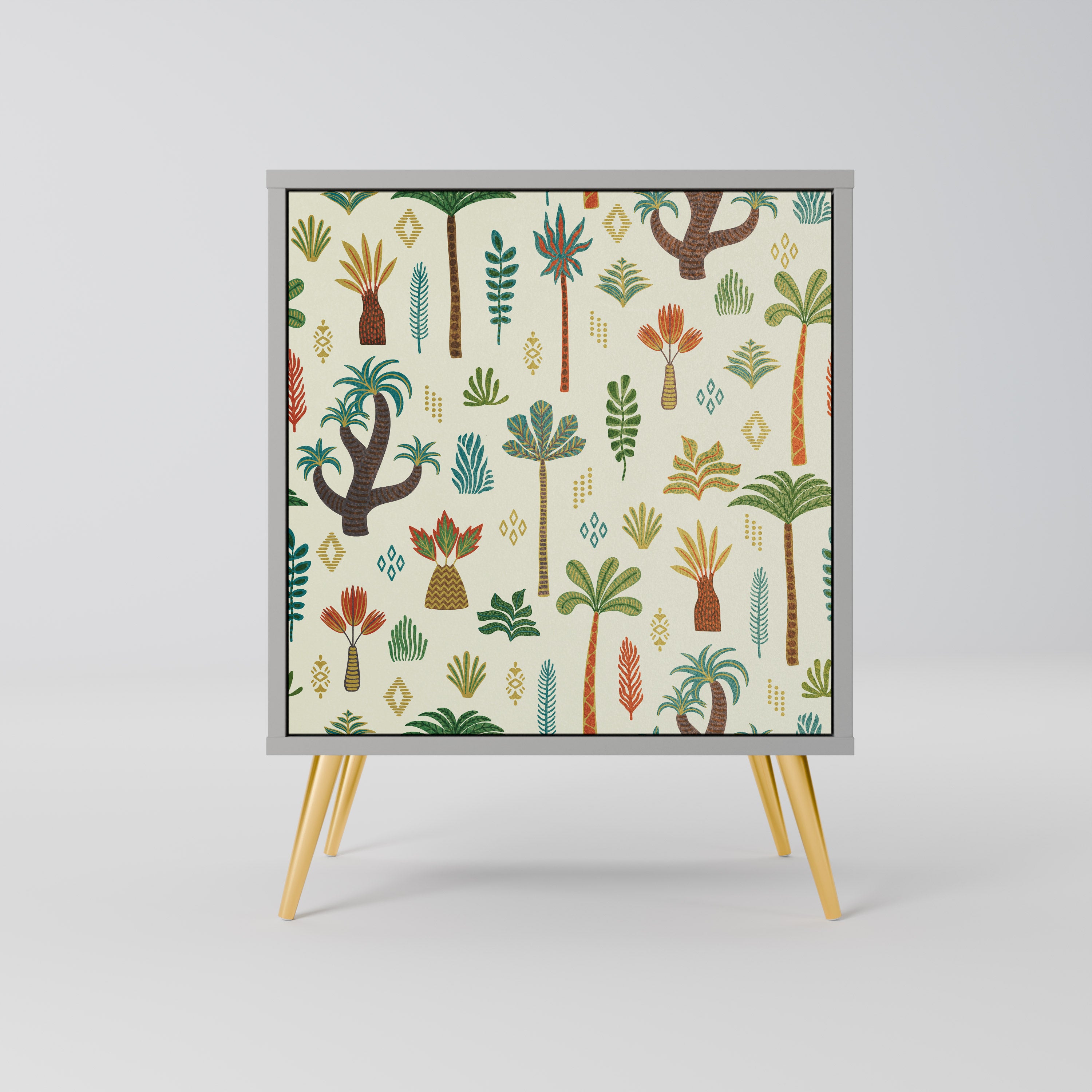 PALM SPRING Sideboard mit 1 Tür in Grau