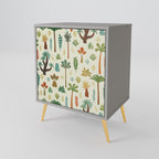 PALM SPRING Sideboard mit 1 Tür in Grau