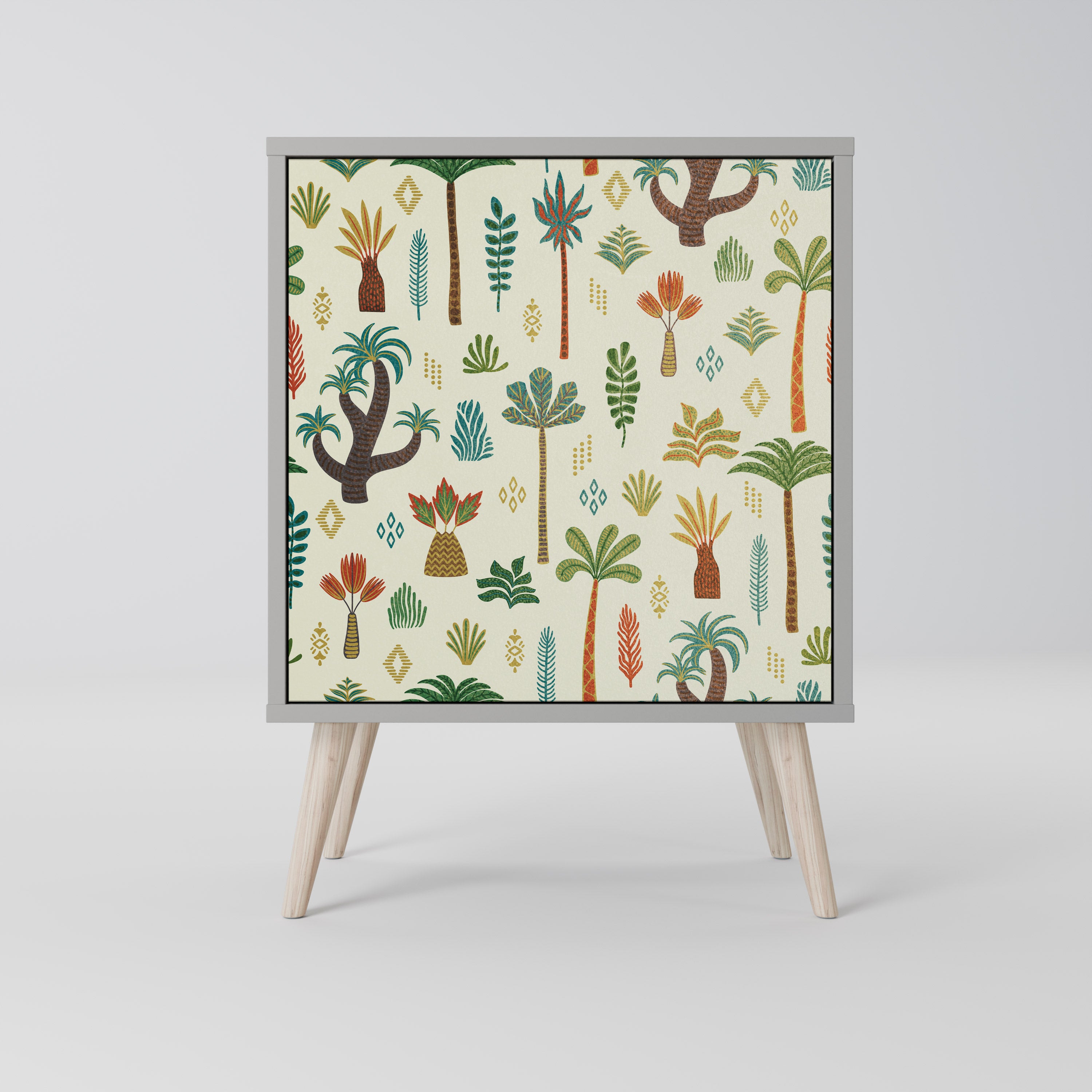 PALM SPRING Sideboard mit 1 Tür in Grau