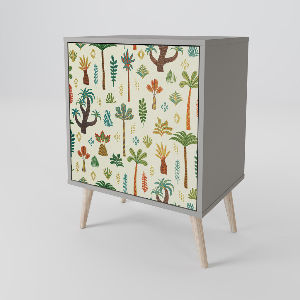 PALM SPRING Sideboard mit 1 Tür in Grau