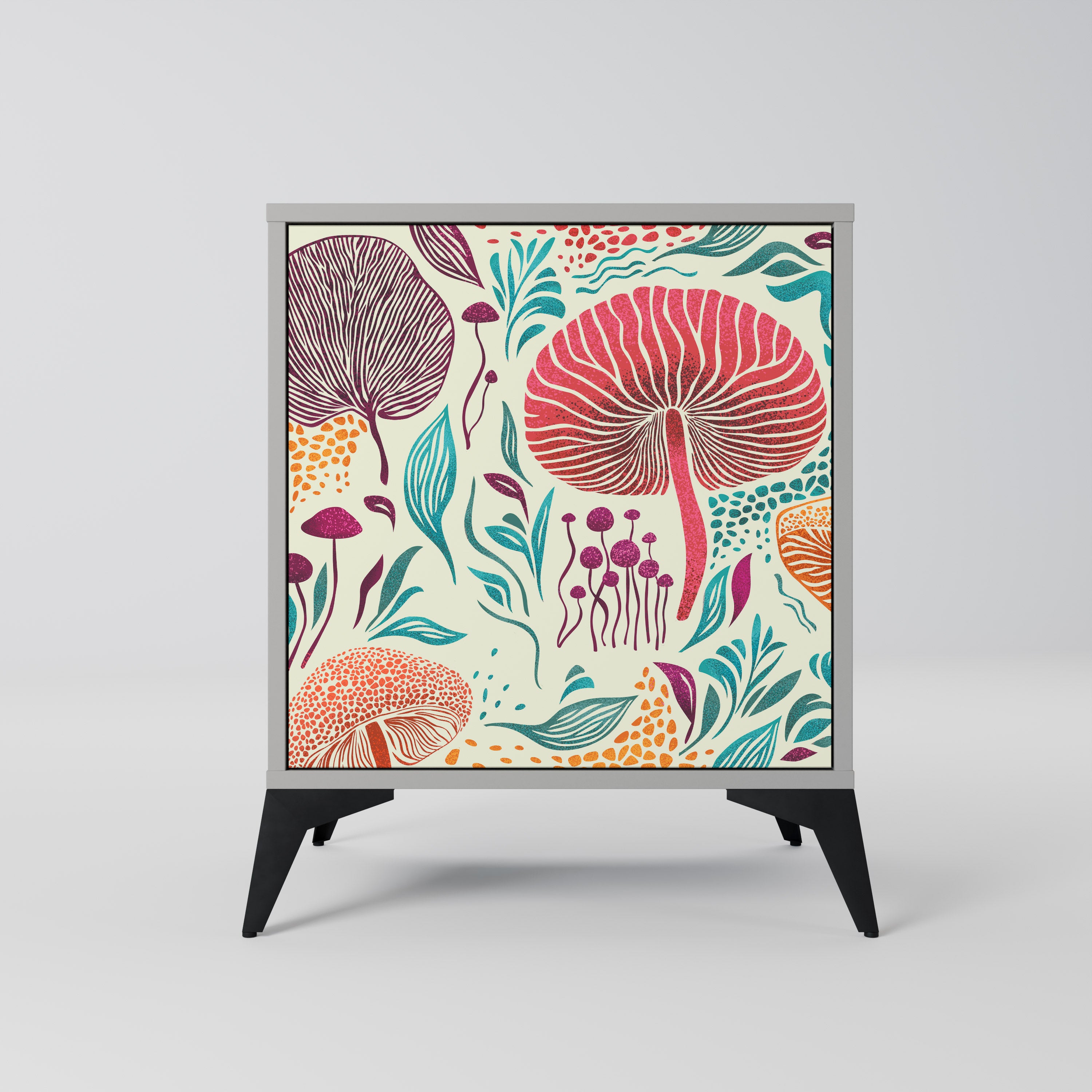 FUNGUS FANTASY Sideboard mit 1 Tür in Grau
