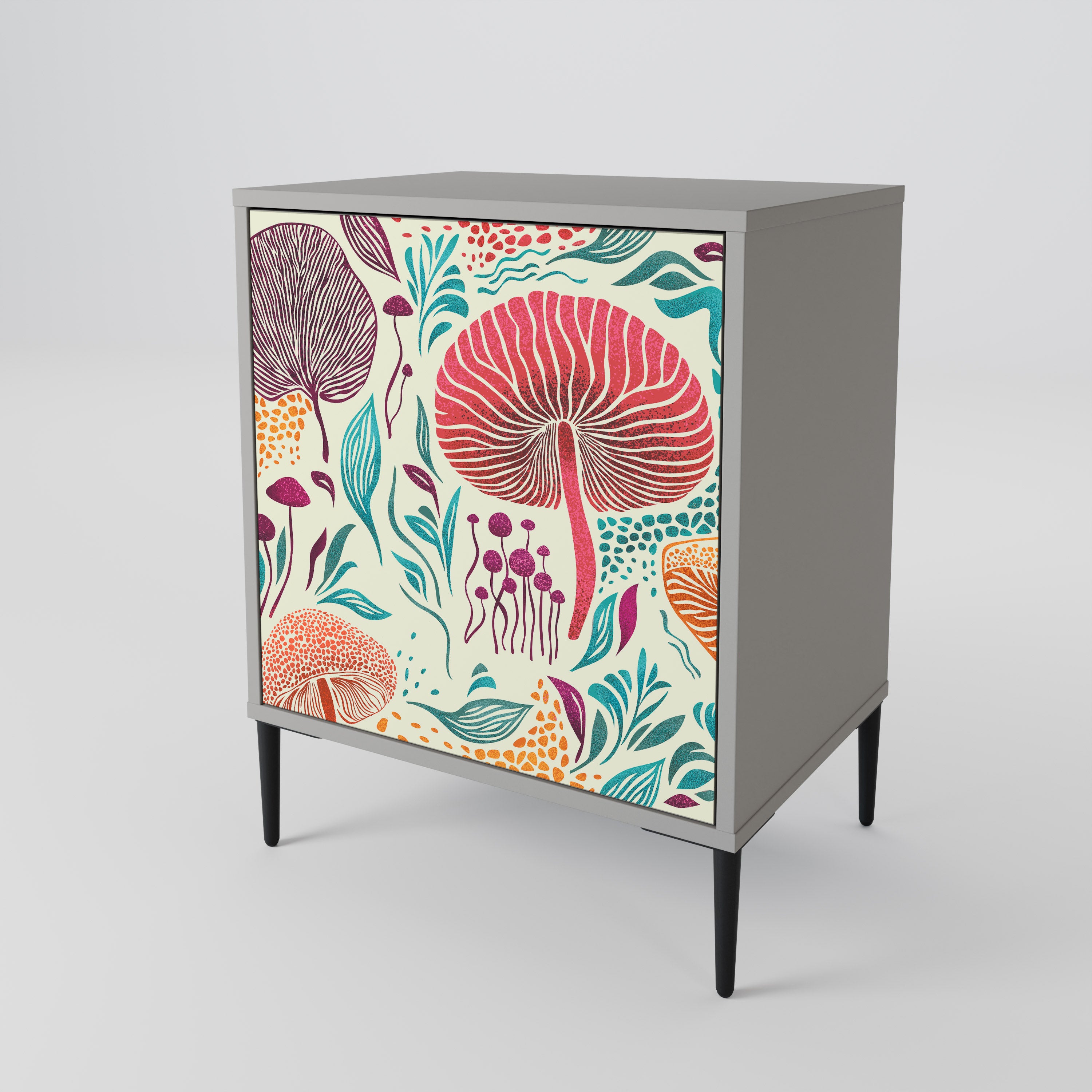 FUNGUS FANTASY Sideboard mit 1 Tür in Grau