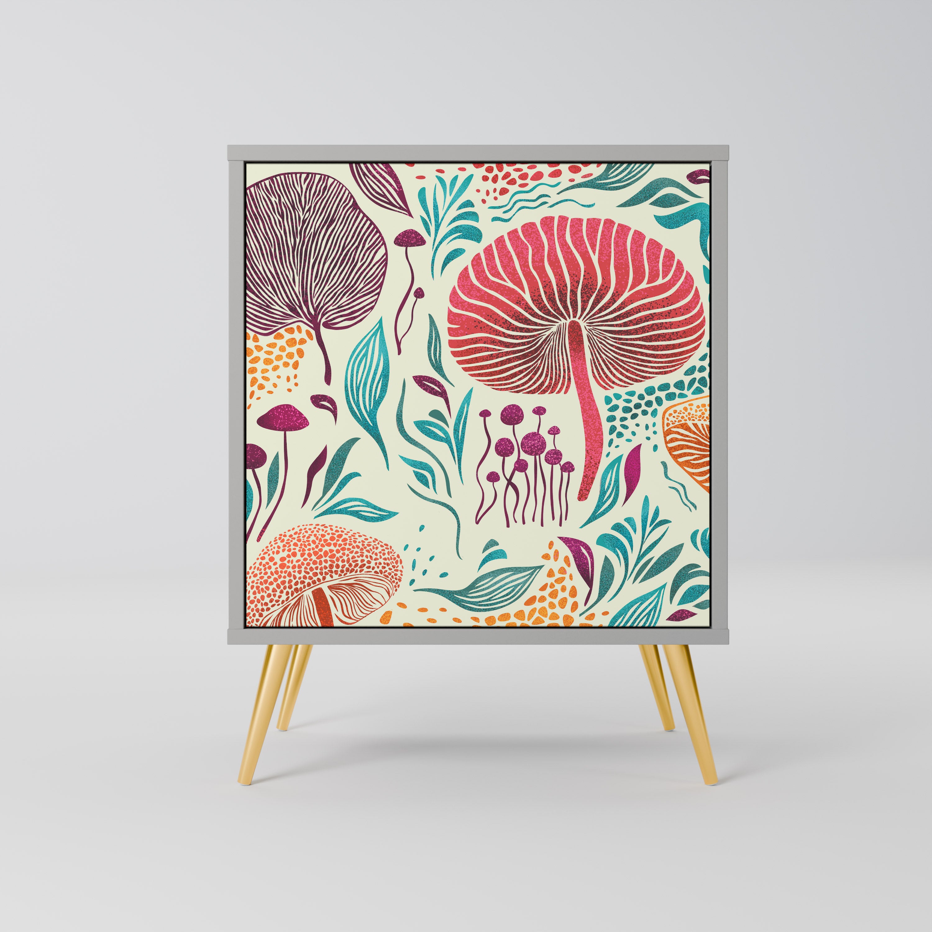 FUNGUS FANTASY Sideboard mit 1 Tür in Grau