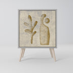 SAND SCULPTURES Sideboard mit 1 Tür in Grau