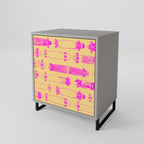 SKATEBOARD ARTISTRY Sideboard mit 1 Tür in Grau