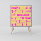 SKATEBOARD ARTISTRY Sideboard mit 1 Tür in Grau