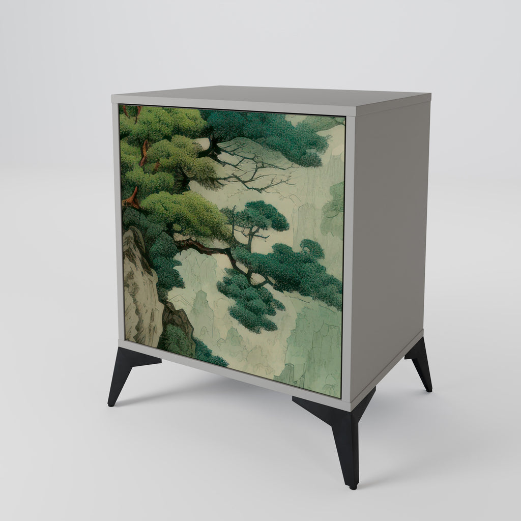 VERDURE ABYSS Sideboard mit 1 Tür in Grau