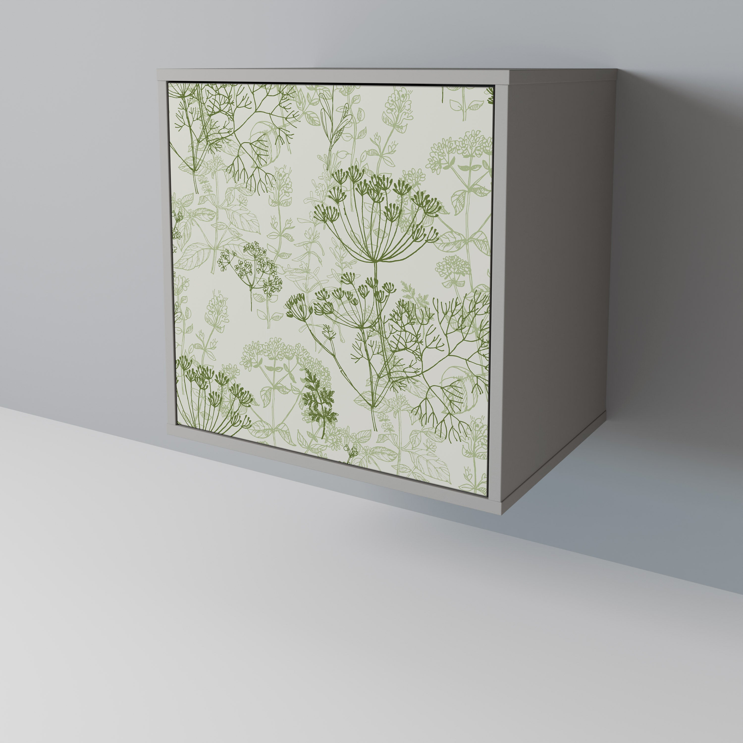 FENNEL BALDACHIN Sideboard mit 1 Tür in Grau