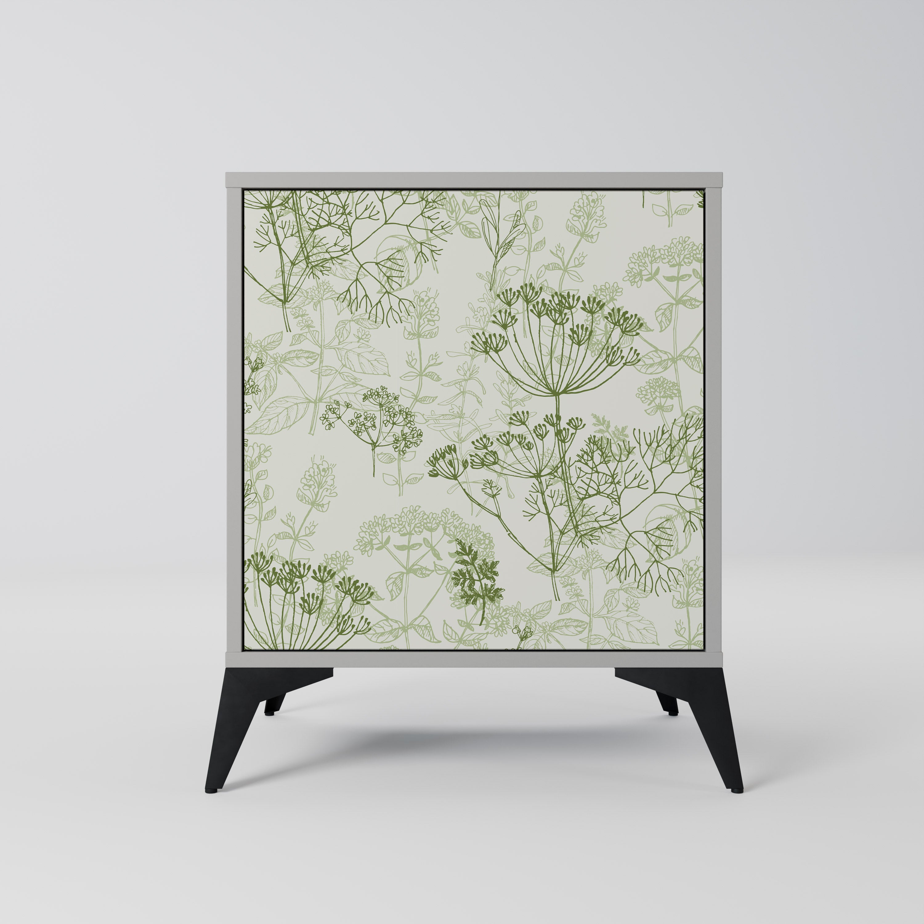 FENNEL BALDACHIN Sideboard mit 1 Tür in Grau