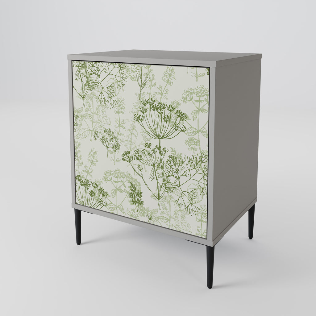FENNEL BALDACHIN Sideboard mit 1 Tür in Grau