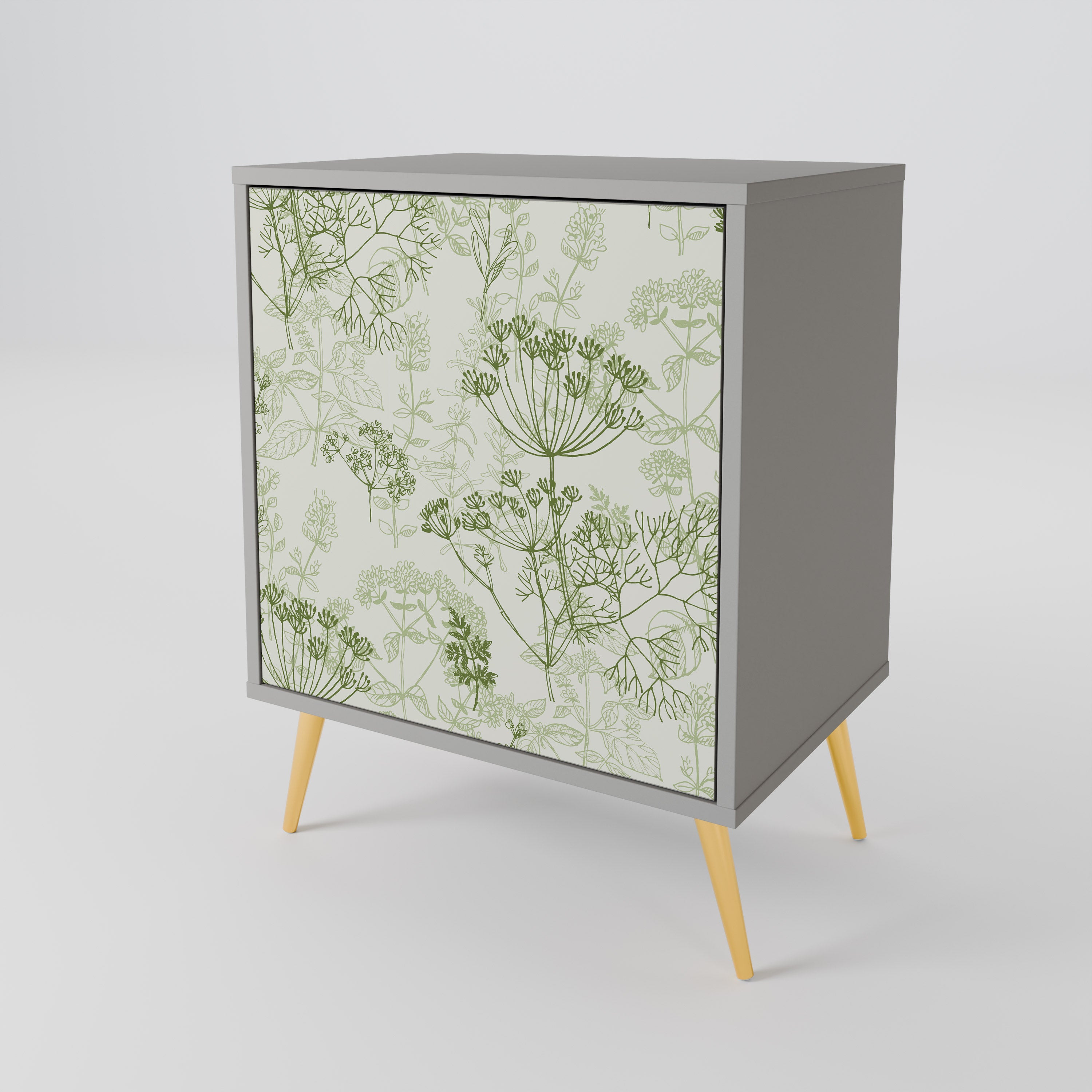 FENNEL BALDACHIN Sideboard mit 1 Tür in Grau