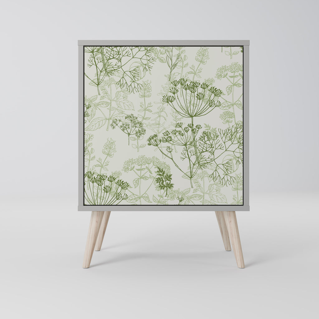 FENNEL BALDACHIN Sideboard mit 1 Tür in Grau