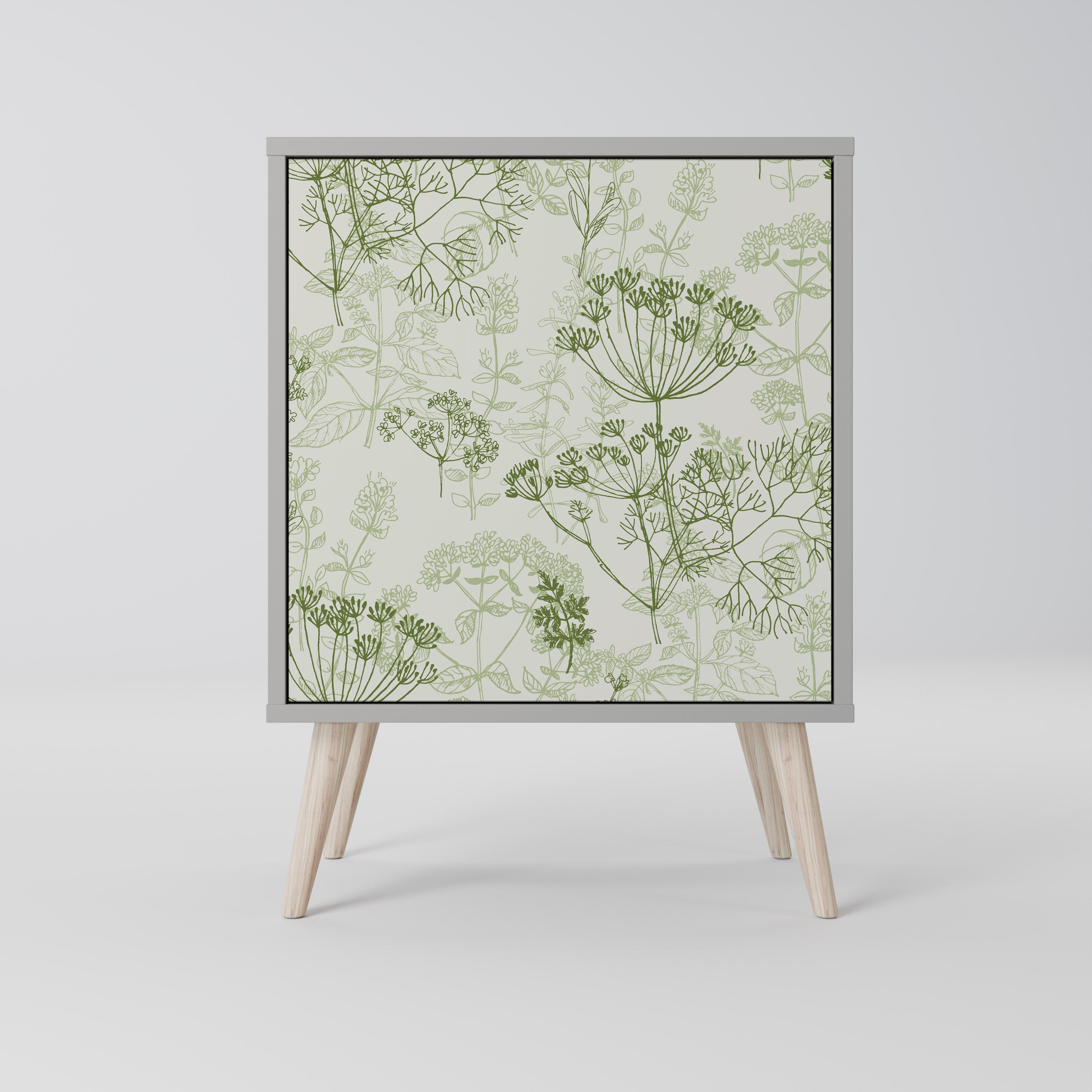 FENNEL BALDACHIN Sideboard mit 1 Tür in Grau