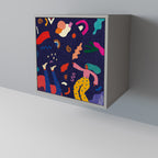 FESTIVE PLEASURES Sideboard mit 1 Tür in Grau