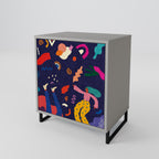 FESTIVE PLEASURES Sideboard mit 1 Tür in Grau