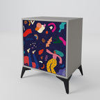 FESTIVE PLEASURES Sideboard mit 1 Tür in Grau