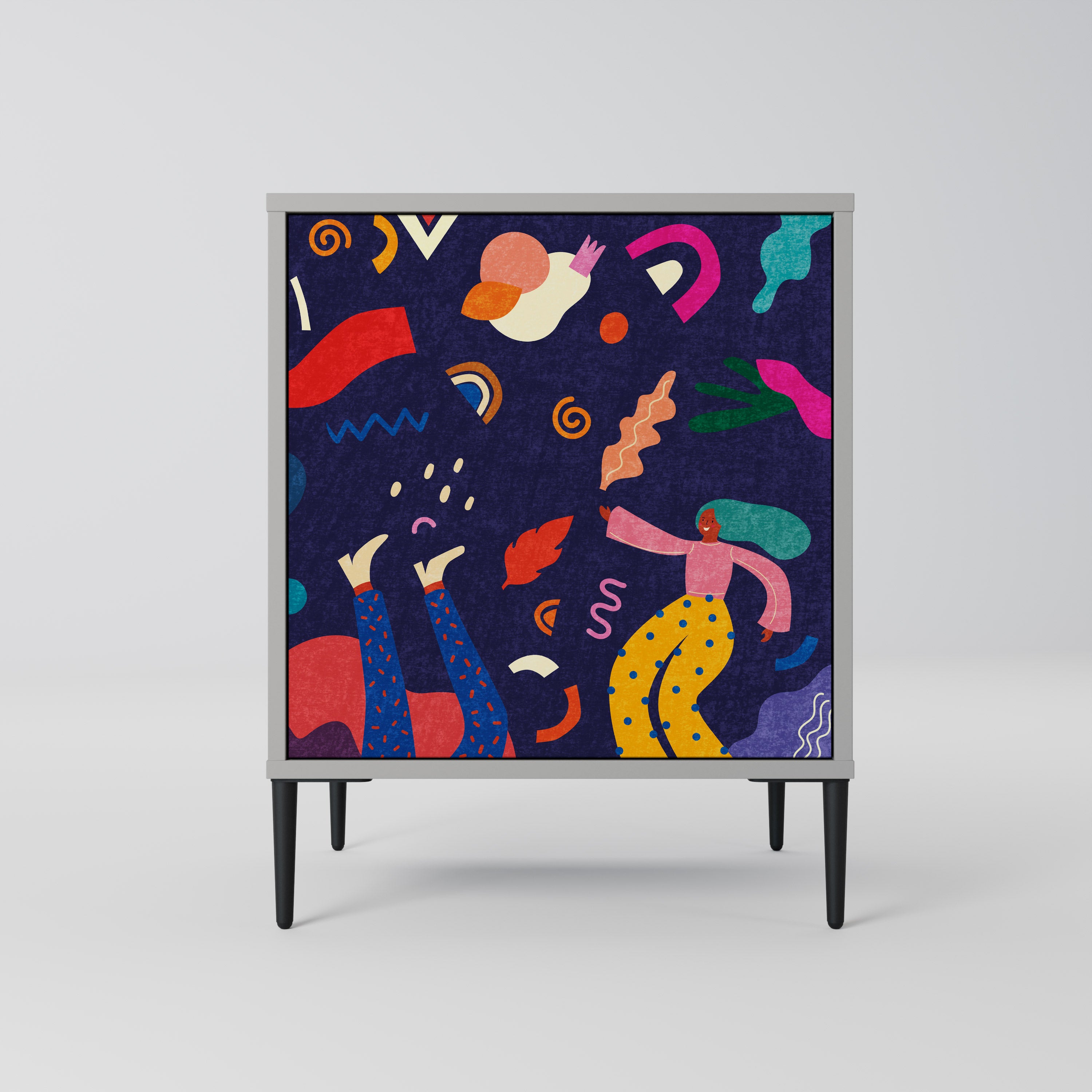 FESTIVE PLEASURES Sideboard mit 1 Tür in Grau