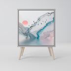 VELVET CROSSING Sideboard mit 1 Tür in Grau