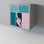 COMBINATION OF SHAPES Sideboard mit 1 Tür in Grau