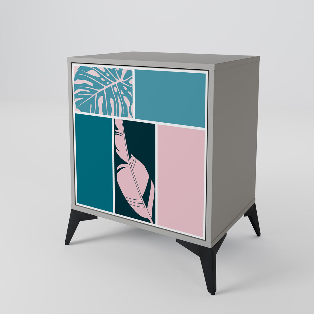 COMBINATION OF SHAPES Sideboard mit 1 Tür in Grau