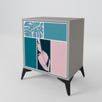 COMBINATION OF SHAPES Sideboard mit 1 Tür in Grau