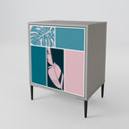 COMBINATION OF SHAPES Sideboard mit 1 Tür in Grau