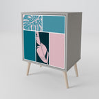 COMBINATION OF SHAPES Sideboard mit 1 Tür in Grau