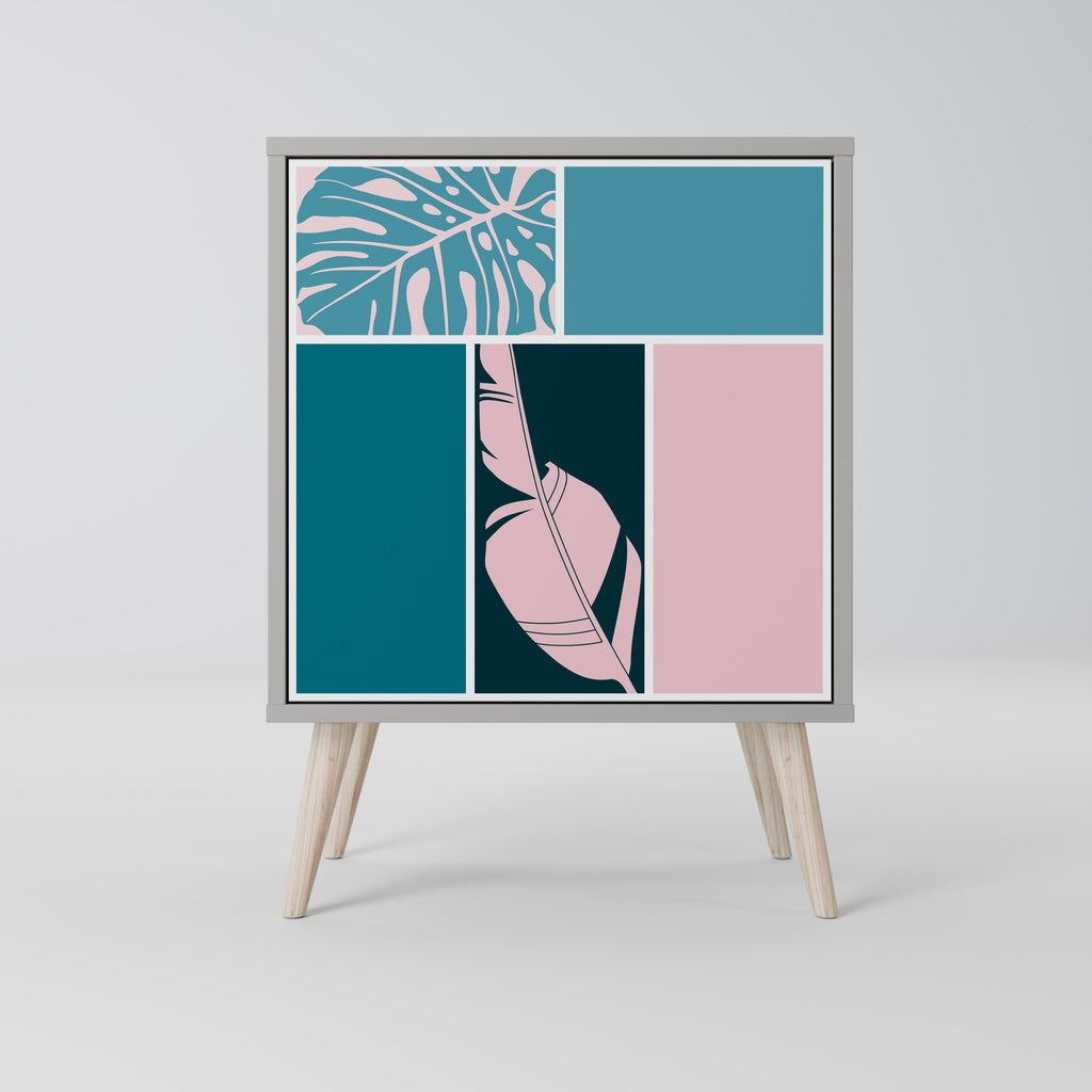 COMBINATION OF SHAPES Sideboard mit 1 Tür in Grau