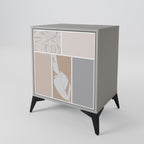 TROPICAL SHAPES Sideboard mit 1 Tür in Grau