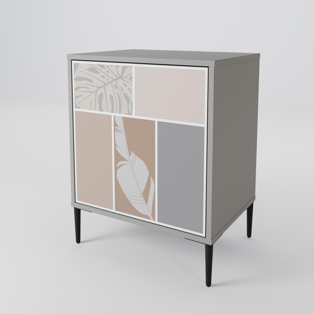TROPICAL SHAPES Sideboard mit 1 Tür in Grau