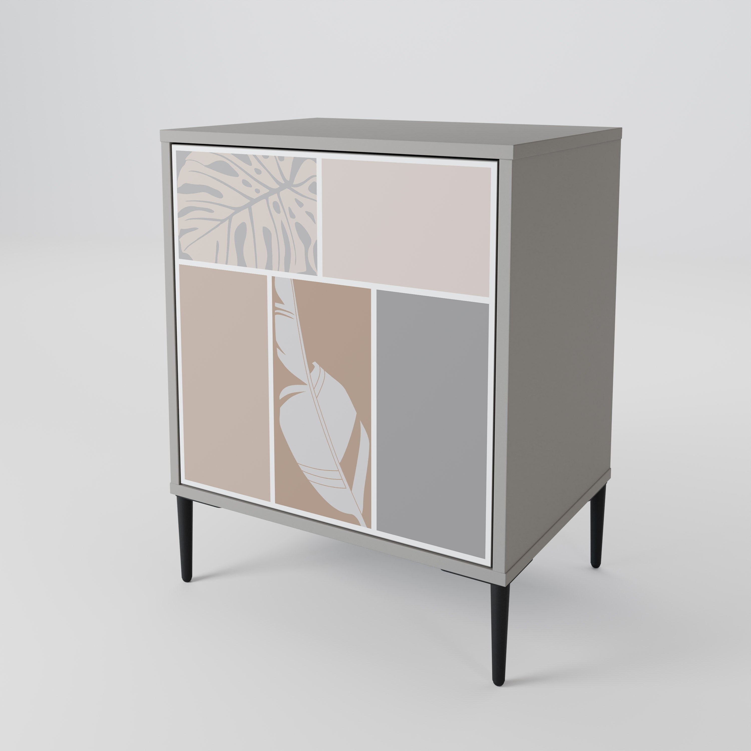 TROPICAL SHAPES Sideboard mit 1 Tür in Grau