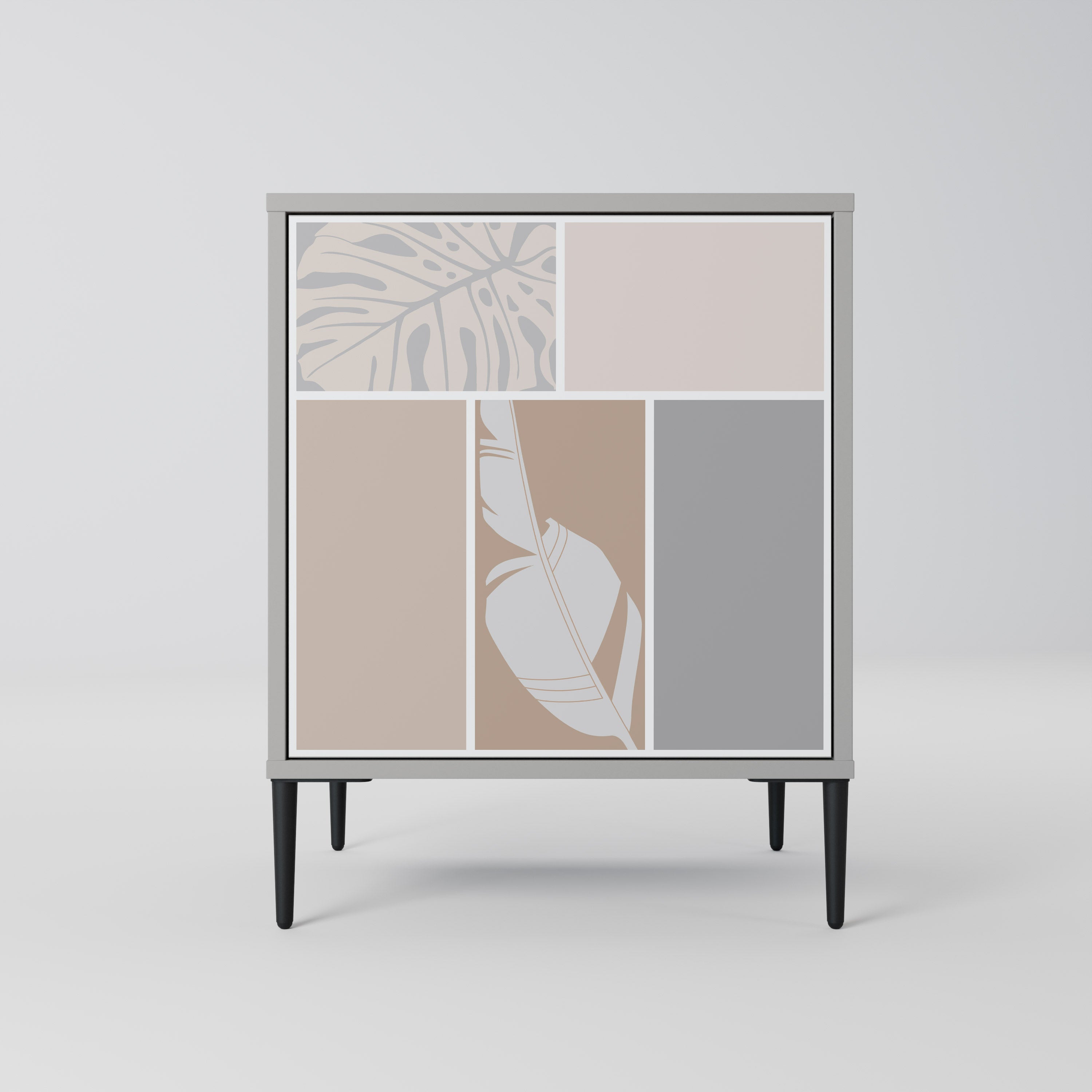 TROPICAL SHAPES Sideboard mit 1 Tür in Grau