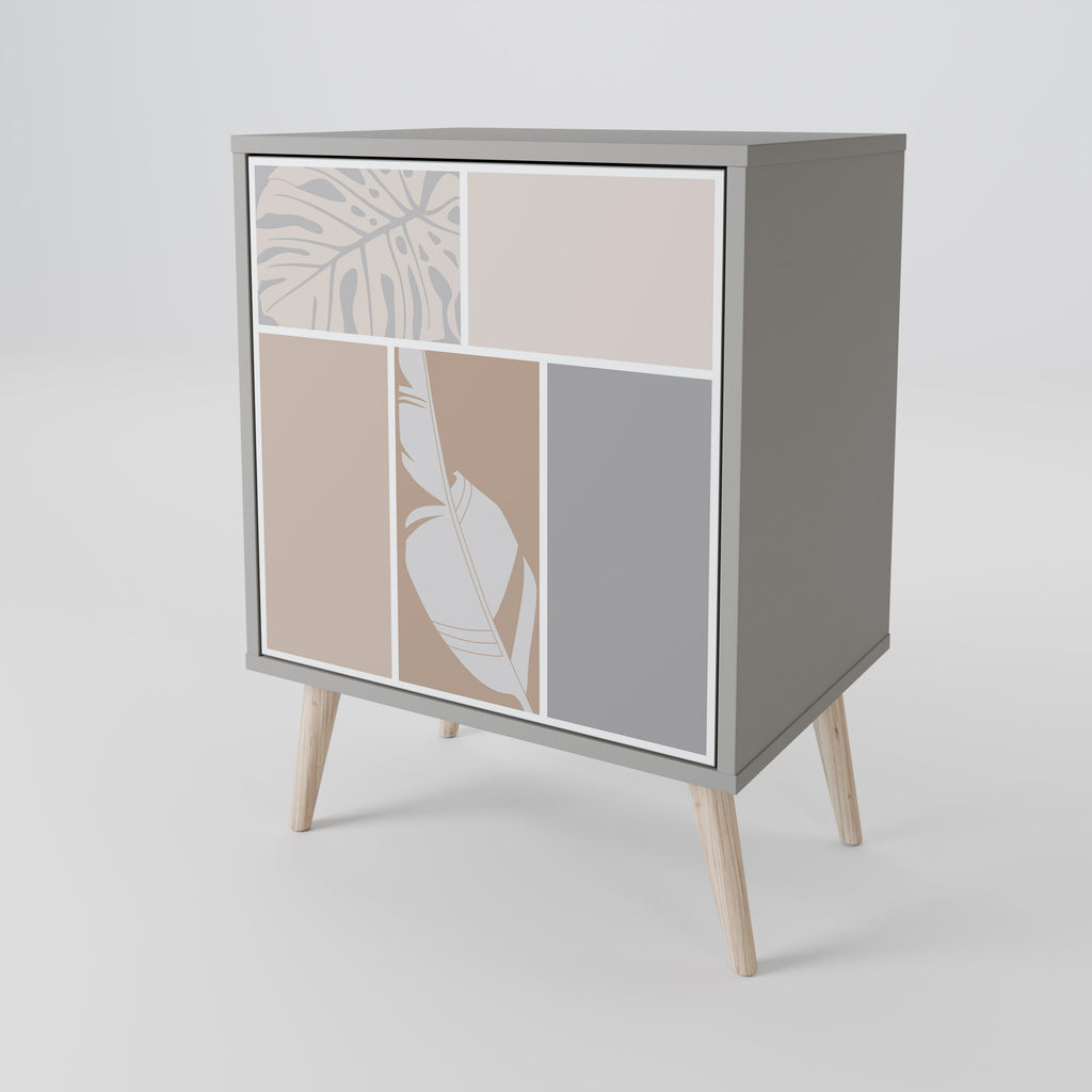 TROPICAL SHAPES Sideboard mit 1 Tür in Grau