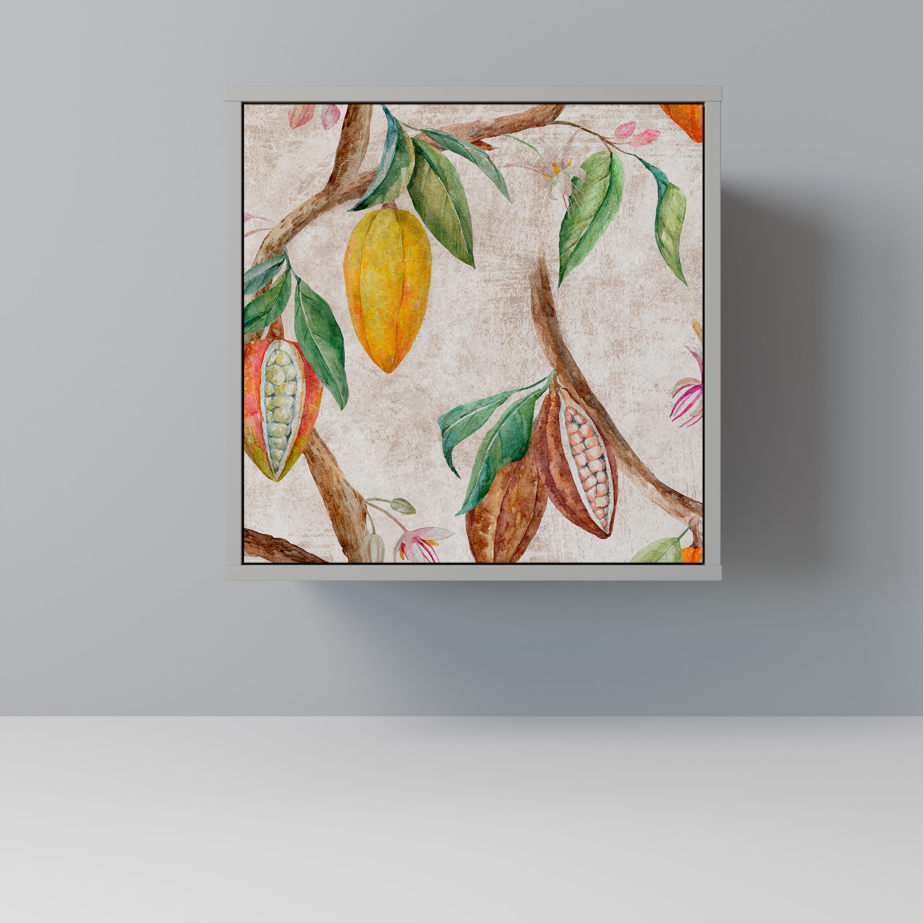 COCOA FRUITS Sideboard mit 1 Tür in Grau