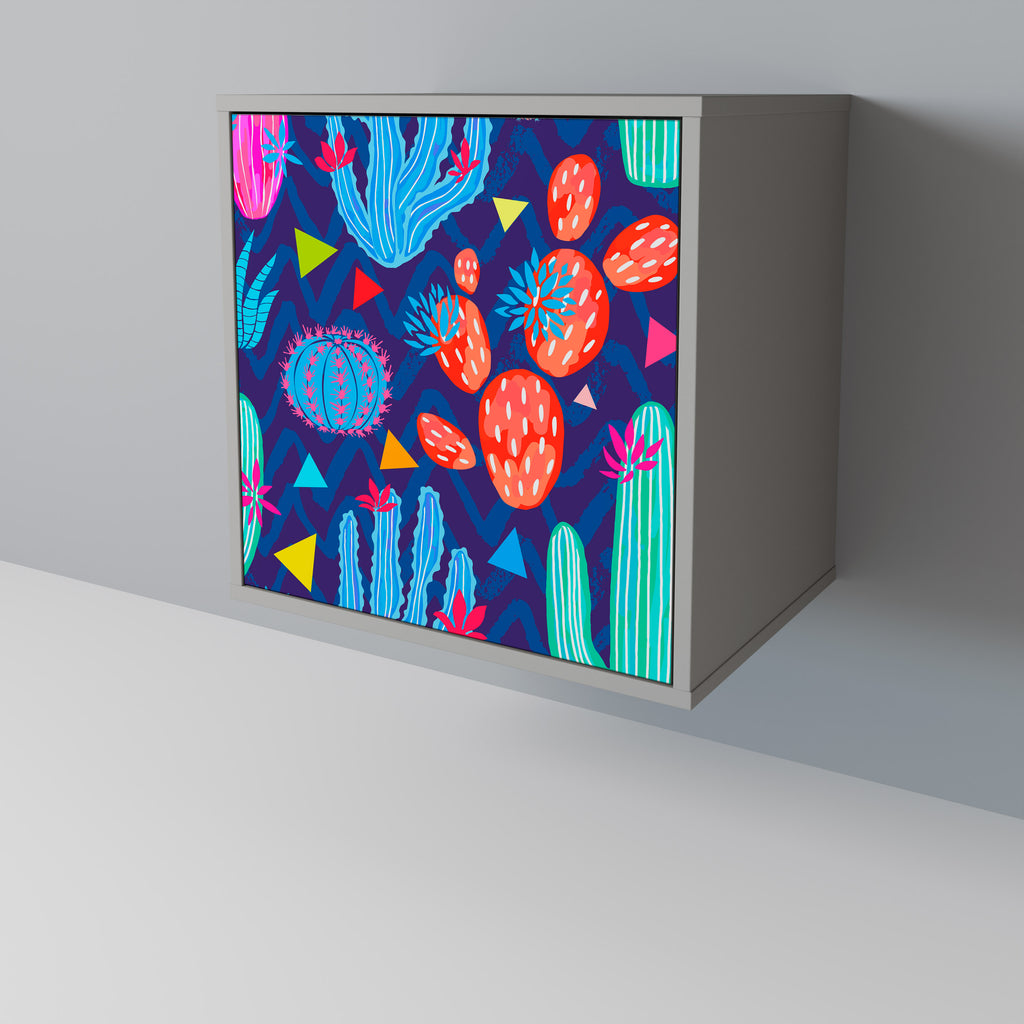 CACTUS VIBES Sideboard mit 1 Tür in Grau