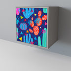 CACTUS VIBES Sideboard mit 1 Tür in Grau