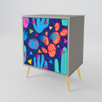 CACTUS VIBES Sideboard mit 1 Tür in Grau