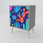 CACTUS VIBES Sideboard mit 1 Tür in Grau