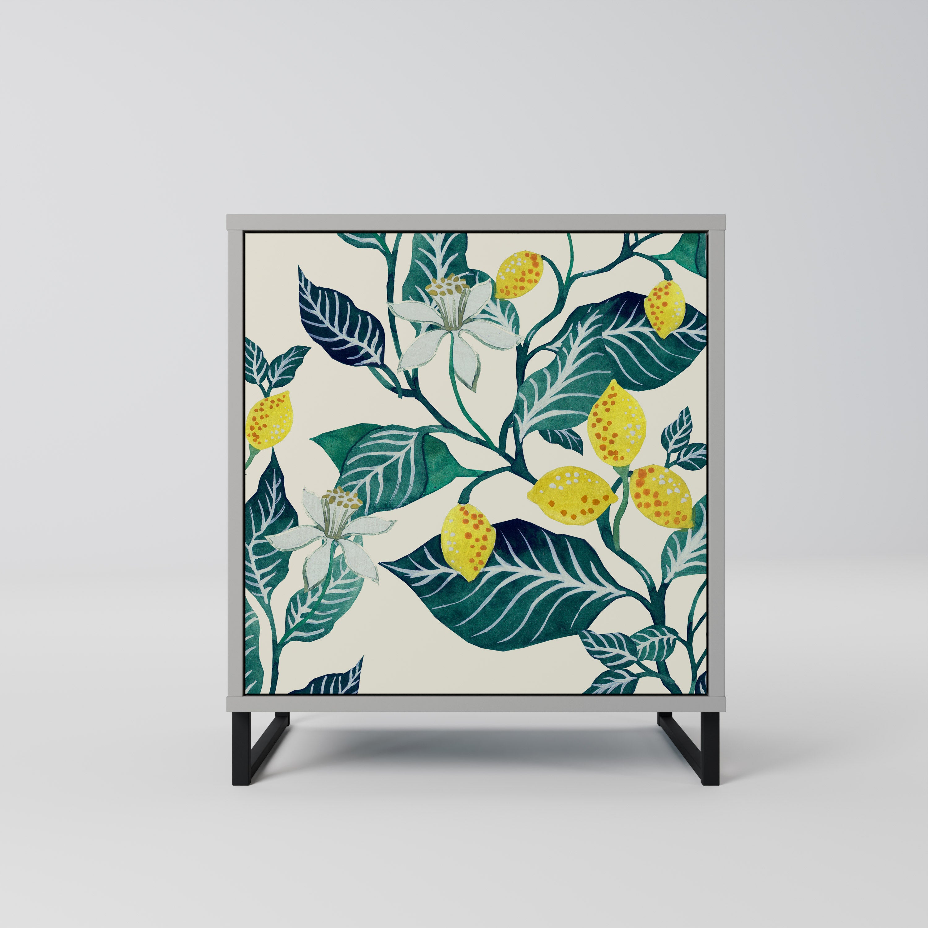 LEMON TREE Sideboard mit 1 Tür in Grau