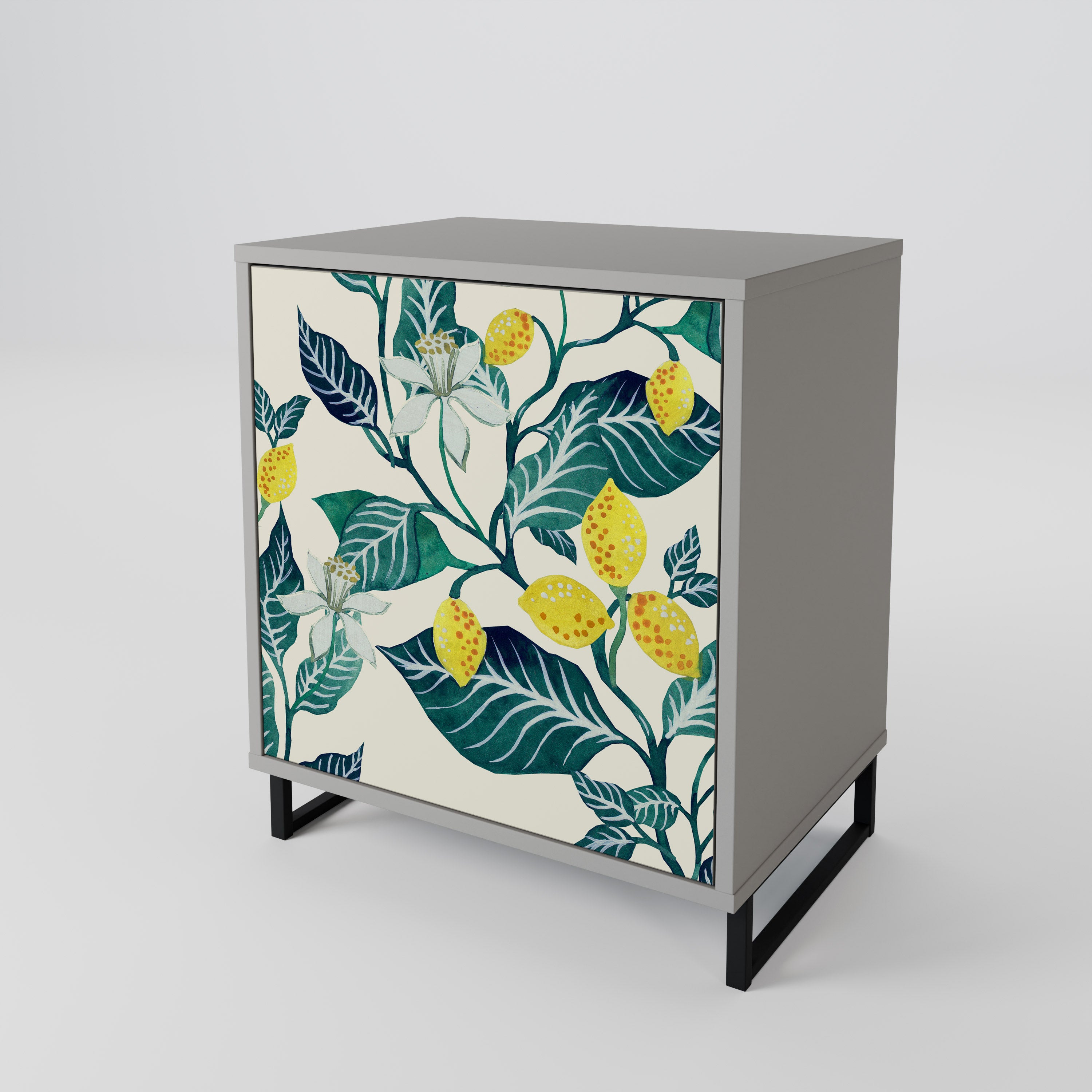 LEMON TREE Sideboard mit 1 Tür in Grau