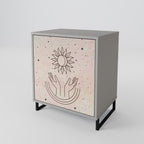 DELICATE BEAUTY Sideboard mit 1 Tür in Grau