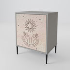 DELICATE BEAUTY Sideboard mit 1 Tür in Grau