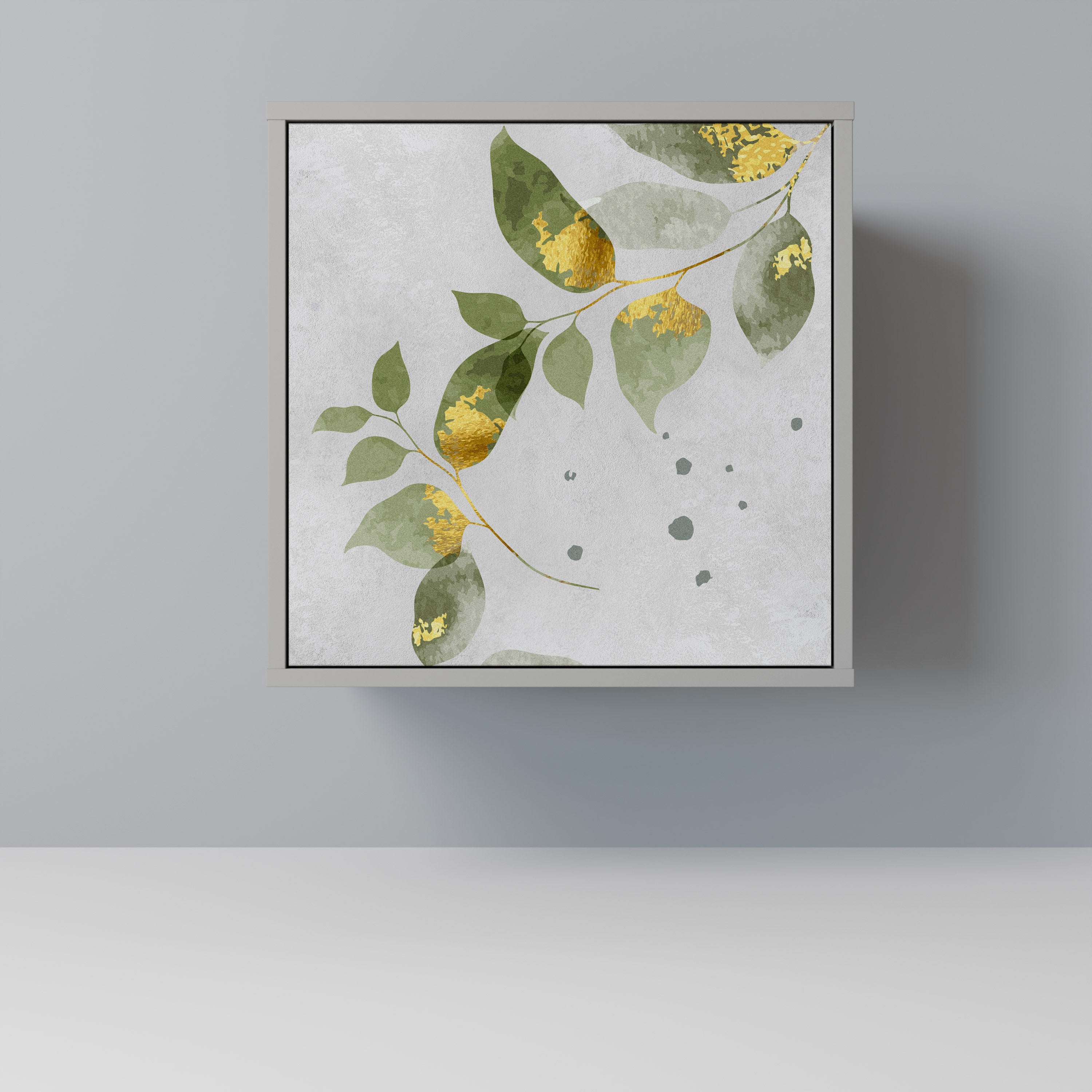 ELEGANT BOTANICS Sideboard mit 1 Tür in Grau