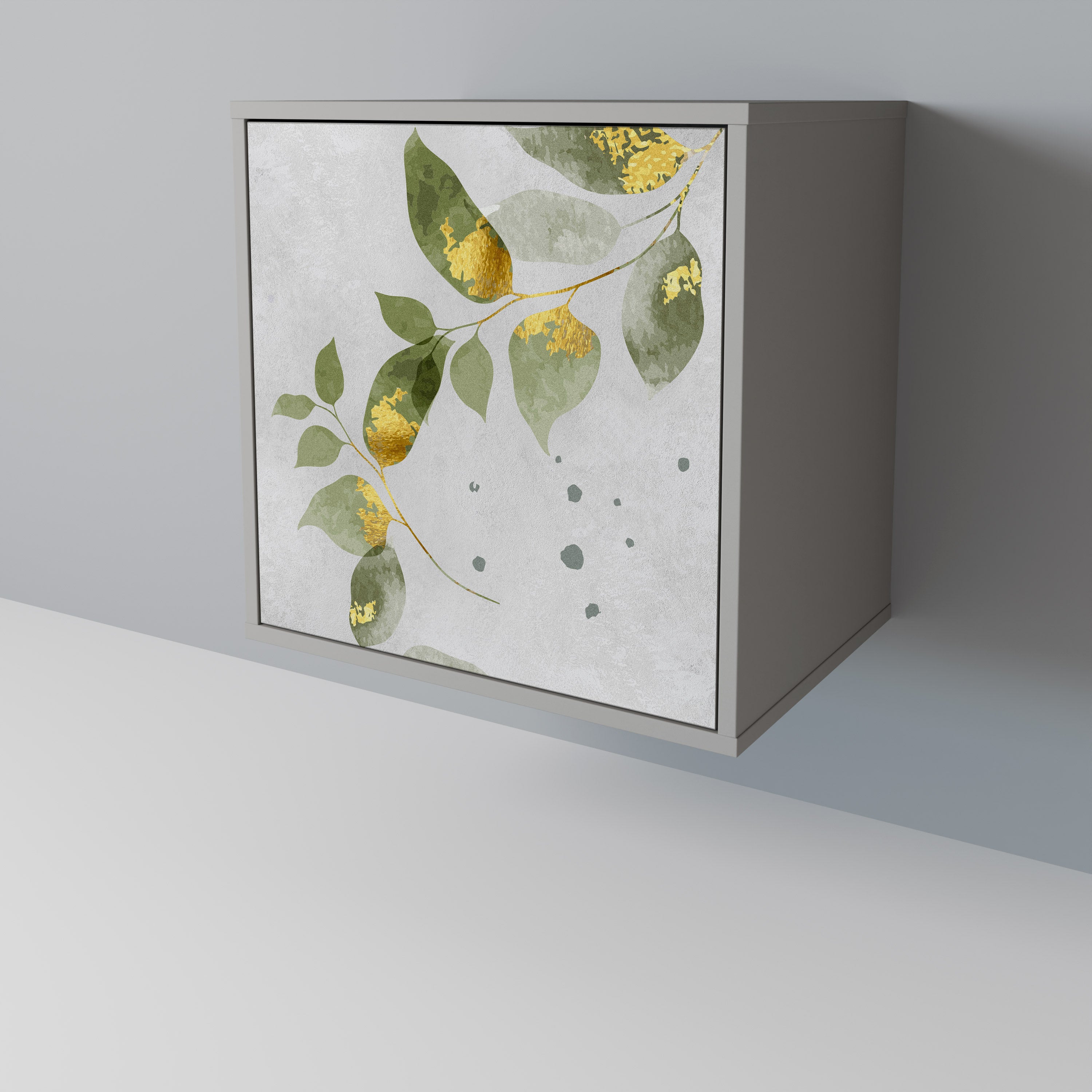 ELEGANT BOTANICS Sideboard mit 1 Tür in Grau